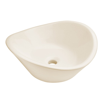 LAVABO SOBREPONER SIN REBOSADERO MARFIL HELVEX LV CASSINI M